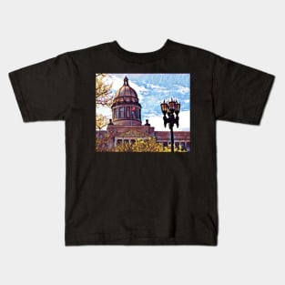 Capitol City in Spring Kids T-Shirt